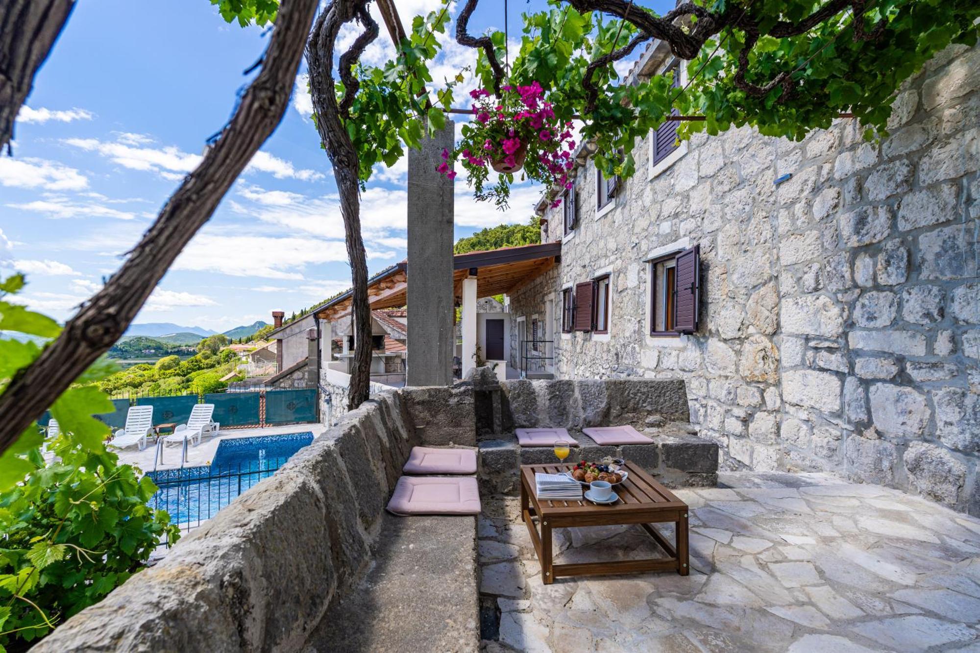 Private Pool Villa - Meditteranean Peace Slano Exterior foto