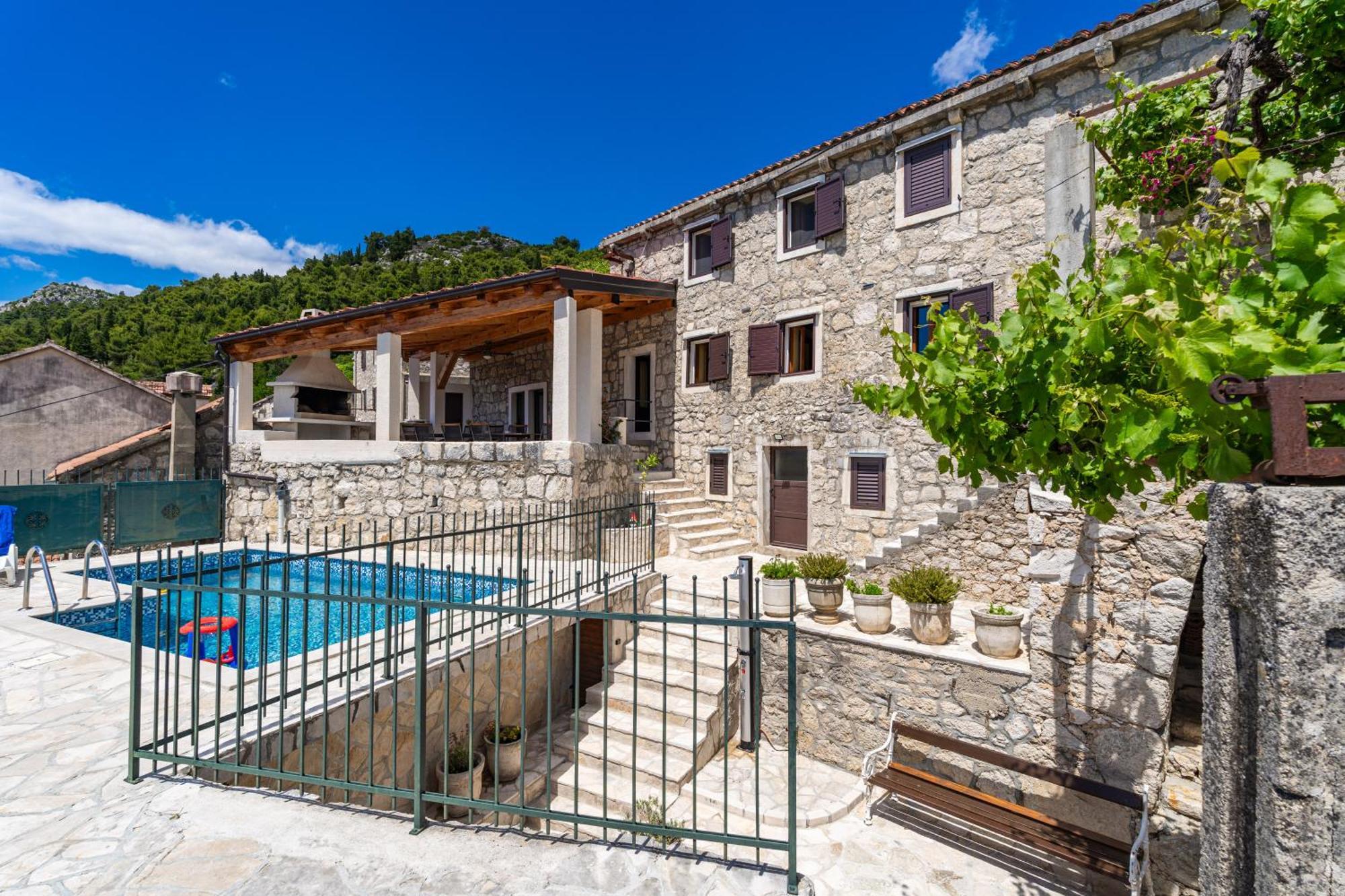 Private Pool Villa - Meditteranean Peace Slano Exterior foto